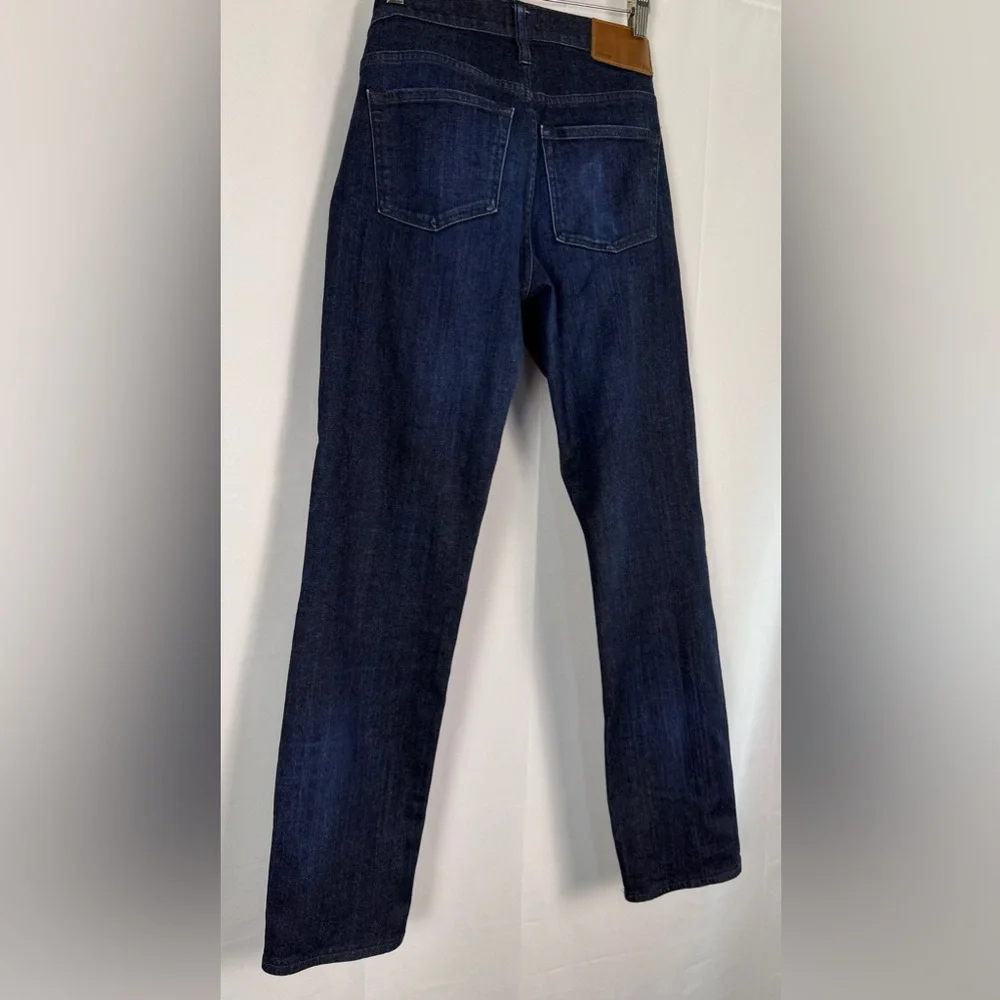 J. Crew  Men’s  484 Slim Dark Wash Jeans size W 30” L 32” Zipper& button Closure